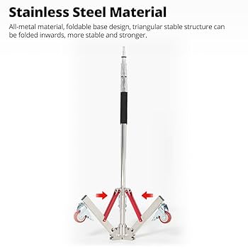 Amazon.com : AMBITFUL Heavy Duty Light Stand with Casters